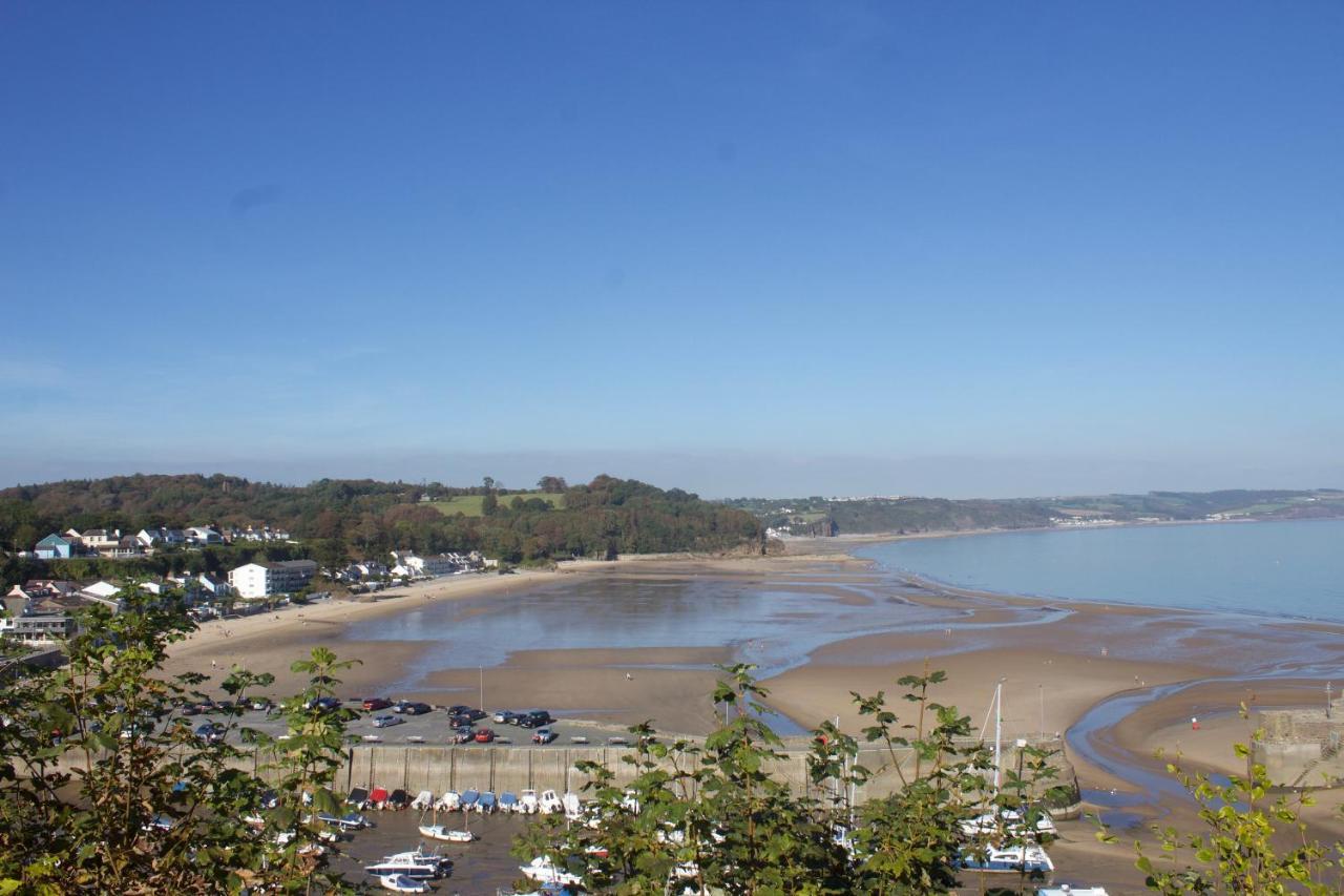 Beach House With Sea Views Over Saundersfoot Bay ภายนอก รูปภาพ