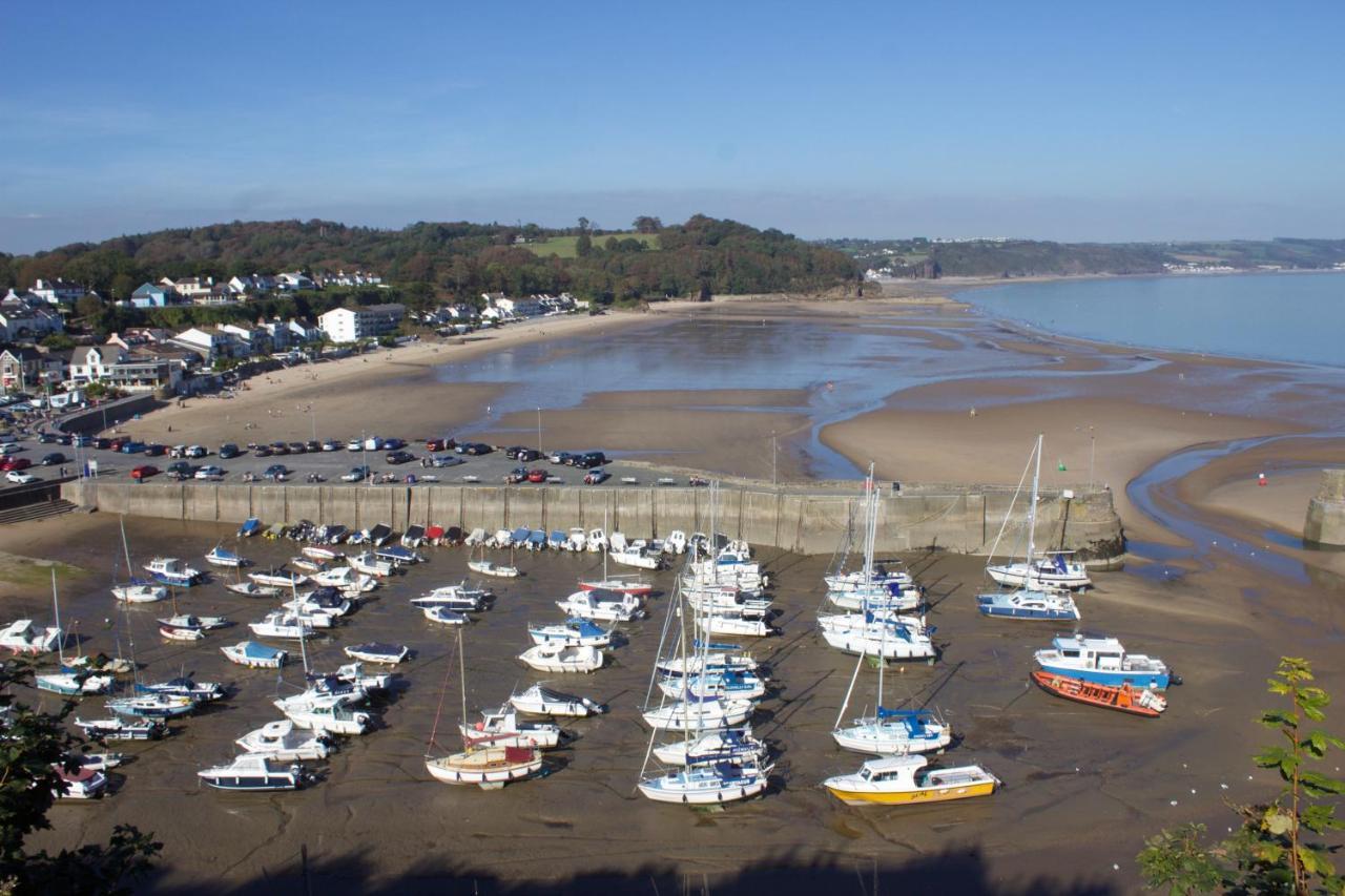 Beach House With Sea Views Over Saundersfoot Bay ภายนอก รูปภาพ