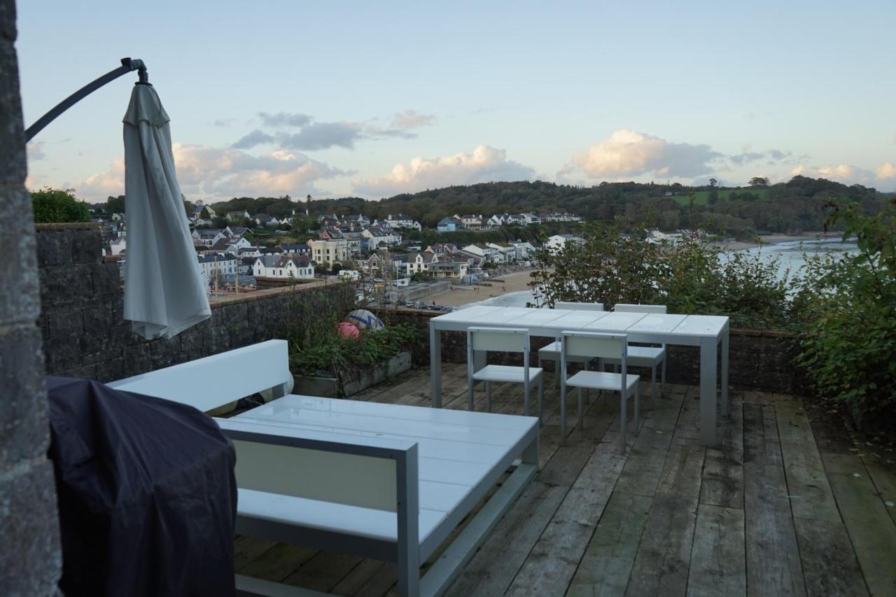 Beach House With Sea Views Over Saundersfoot Bay ภายนอก รูปภาพ