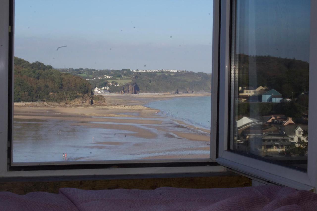 Beach House With Sea Views Over Saundersfoot Bay ภายนอก รูปภาพ