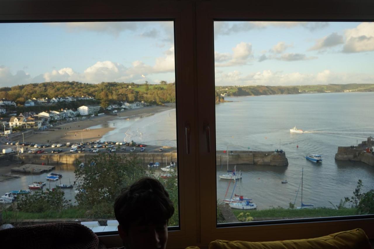 Beach House With Sea Views Over Saundersfoot Bay ภายนอก รูปภาพ